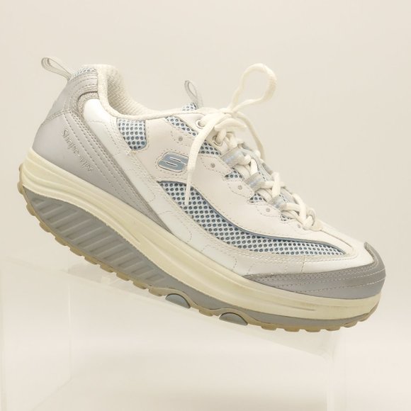 all white leather skechers